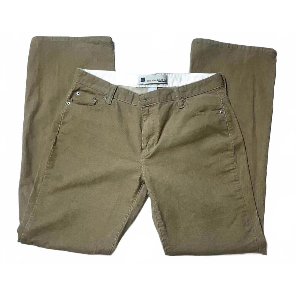 GAP Corduroy Low Rise Boot Cut Pants Size 12